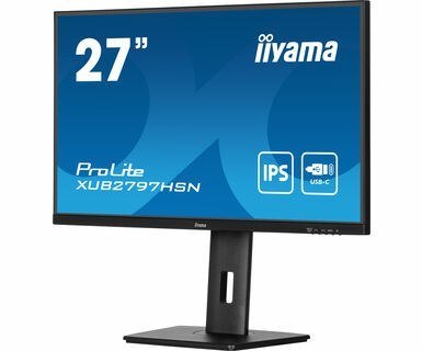 Iiyama ProLite XUB2797QSU-B1 monitor komputerowy 68,6 cm (27") 2560 x 1440 px Wide Quad HD LED Czarny