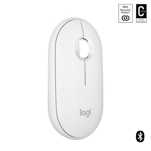 PEBBLE MOUSE 2 M350S WHITE/TONAL BT N/A EMEA-808 DONGLELESS