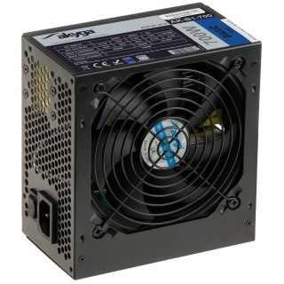 Zasilacz ATX 700W Akyga AK-B1-700BE BLACK EDITION P4+4 PCI-E 6 pin i 6+2 pin 5x SATA PPFC FAN 12cm