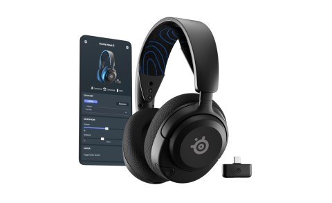 Seria SteelSeries | Zestaw słuchawkowy do gier | Arctis Nova 5P | Łączność Bluetooth | Nauszne | Redukcja szumów | Łączność bezp