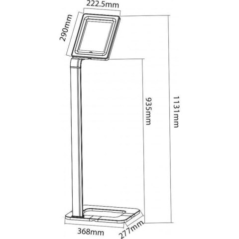 Techly ICA-TBL 1501 obudowa do tabletu 25,6 cm (10.1") Srebrny