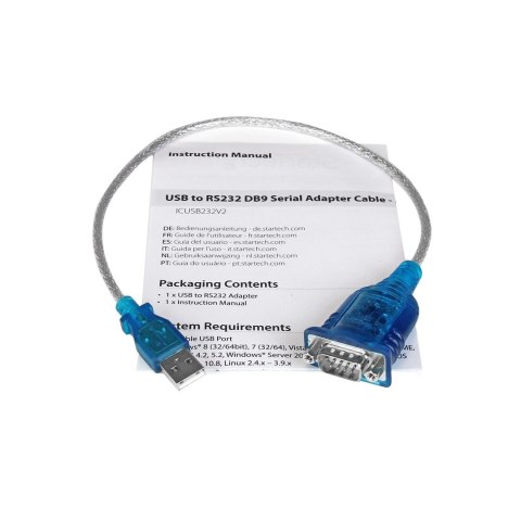 USB TO RS232 SERIAL ADAPTER/.