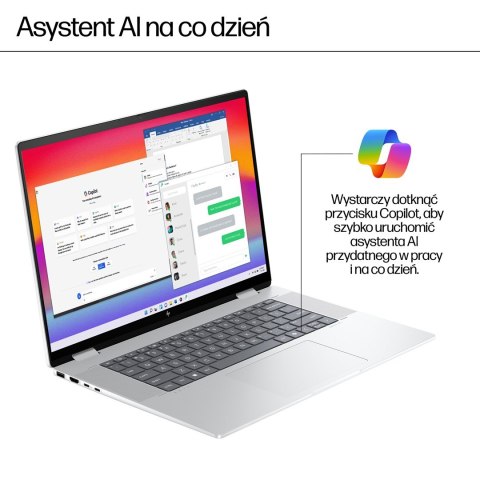 HP ENVY x360 16-ac0003nw Ultra 7 155U 16,0"WUXGA Touch AG IPS 300nits 16GB DDR5 SSD1TB Intel Arc 5MP Win11 2Y Glacier Silver HP ENVY x360 16-ac0003nw Ultra 7 155U 16,0"WUXGA Touch AG IPS 300nits 16GB DDR5 SSD1TB Intel Arc 5MP Win11 2Y Glacier Silver