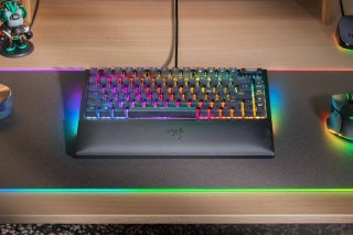 Razer BlackWidow V4 75% mechaniczna klawiatura do gier, międzynarodowy układ amerykański, przewodowy, czarny Razer