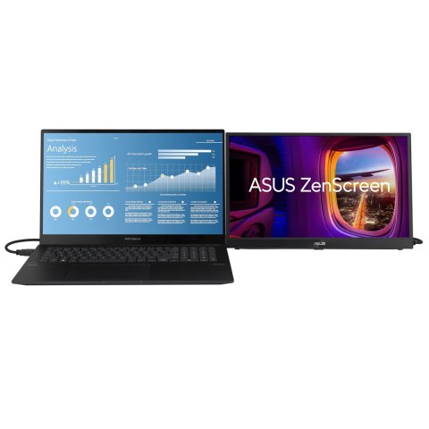 ASUS ZenScreen MB17AHG monitor komputerowy 43,9 cm (17.3") 1920 x 1080 px Full HD Czarny ASUS ZenScreen MB17AHG monitor komputerowy 43,9 cm (17.3") 1920 x 1080 px Full HD Czarny