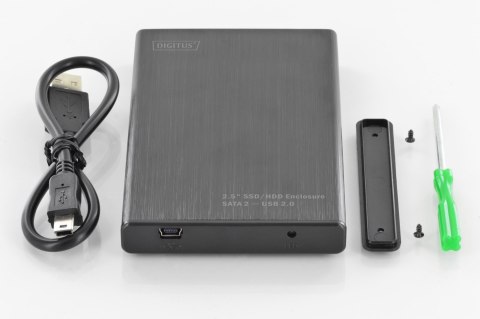 Digitus Obudowa dysków SSD/HDD 2.5, SATA I-II - USB 2.0