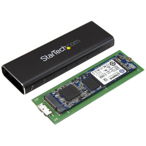 StarTech.com SM2NGFFMBU33 obudowa do dysków twardych Obudowa SSD Czarny M.2