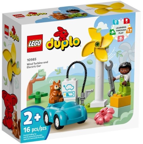 LEGO DUPLO 10985 TURBINA WIATROWA I SAMOCHÓD ELEKTRYCZNY