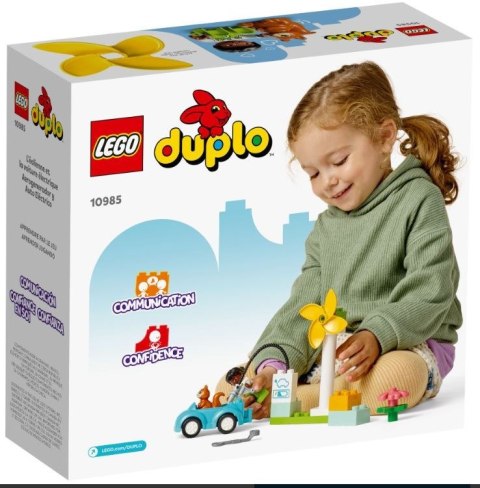 LEGO DUPLO 10985 TURBINA WIATROWA I SAMOCHÓD ELEKTRYCZNY