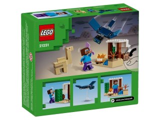 LEGO MINECRAFT 21251 PUSTYNNA WYPRAWA STEVE'A