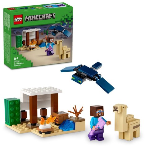 LEGO MINECRAFT 21251 PUSTYNNA WYPRAWA STEVE'A