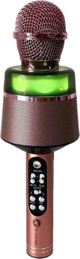 MICROPHONE KARAOKE BLUETOOTH/PINK STARMIC S20LSP N-GEAR