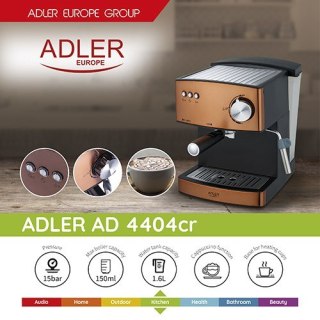 Adler AD 4404cr Ekspres do kawy typu kombi 1,6 l Półautomatyczny