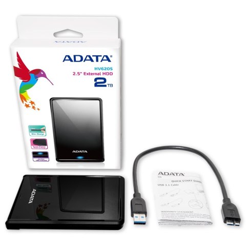 ADATA AHV620S-2TU3-CBK zewnętrzny dysk twarde 2000 GB Czarny ADATA AHV620S-2TU3-CBK zewnętrzny dysk twarde 2000 GB Czarny