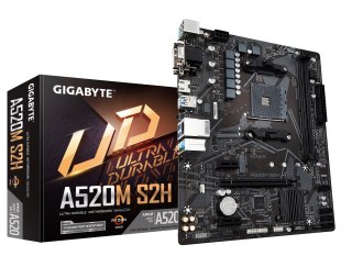 GIGABYTE A520M S2H płyta główna AMD A520 Socket AM4 micro ATX