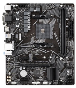 GIGABYTE A520M S2H płyta główna AMD A520 Socket AM4 micro ATX