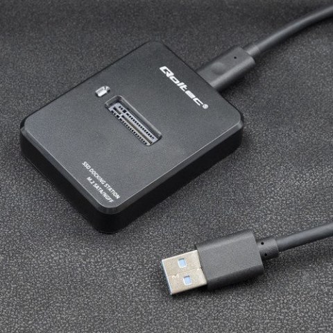 QOLTEC STACJA DOKUJĄCA DYSKÓW SSD M.2 SATA | NGFF | USB 3.1