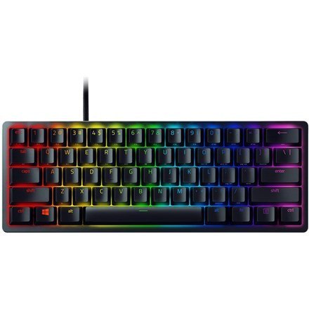 Razer | Łowca Mini | Klawiatura do gier | Światło LED RGB | Stany Zjednoczone | Czarny | Przewodowy