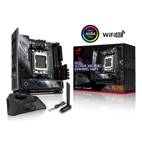 ASUS ROG STRIX X670E-I GAMING WIFI AMD X670 Gniazdo AM5 mini ITX ASUS ROG STRIX X670E-I GAMING WIFI AMD X670 Gniazdo AM5 mini ITX