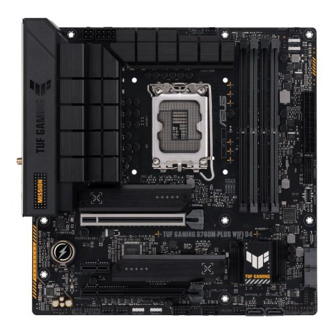 ASUS TUF GAMING B760M-PLUS WIFI D4 Intel B760 LGA 1700 micro ATX ASUS TUF GAMING B760M-PLUS WIFI D4 Intel B760 LGA 1700 micro ATX