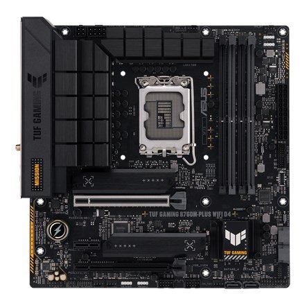 ASUS TUF GAMING B760M-PLUS WIFI D4 Intel B760 LGA 1700 micro ATX ASUS TUF GAMING B760M-PLUS WIFI D4 Intel B760 LGA 1700 micro ATX