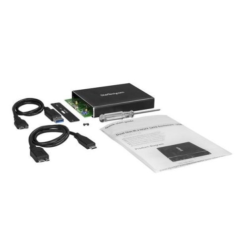 HDD DRIVE ENCLOSURE DUAL-SLOT/MAX. 2TB M.2 (NGFF. B-KEY) RAID