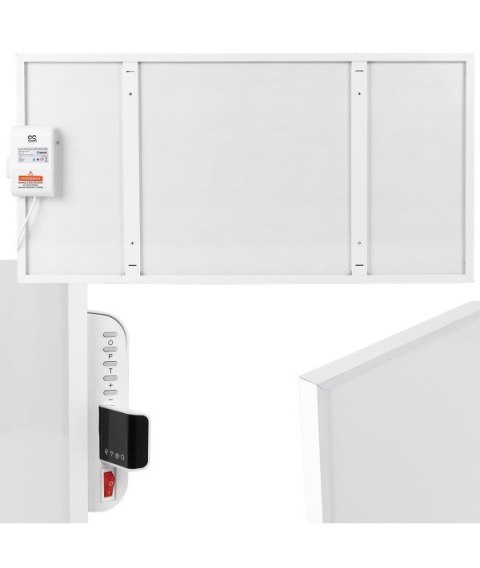 Promiennik podczerwieni Cronos Synthelith Pro CRP-980TWP 980W szary z WiFi i pilotem Promiennik podczerwieni Cronos Synthelith Pro CRP-980TWP 980W szary z WiFi i pilotem