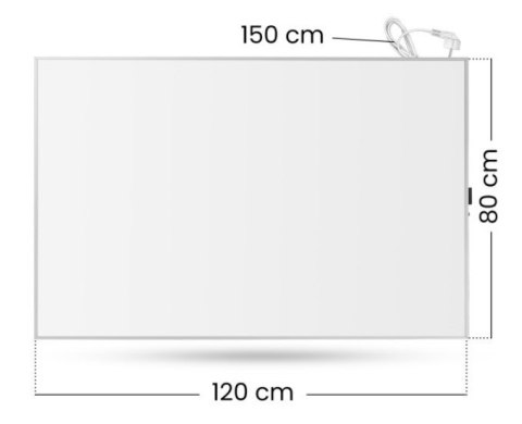 Promiennik podczerwieni Cronos Synthelith Pro CRP-980TWP 980W szary z WiFi i pilotem Promiennik podczerwieni Cronos Synthelith Pro CRP-980TWP 980W szary z WiFi i pilotem