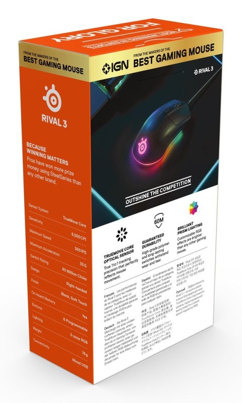 SteelSeries Rival 3 SteelSeries Rival 3