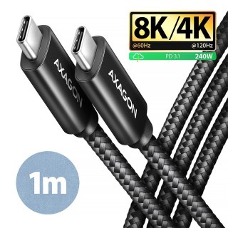 Axagon BUCM4X-CM10AB kabel USB USB 3.2 Gen 2x2 1 m USB C Czarny