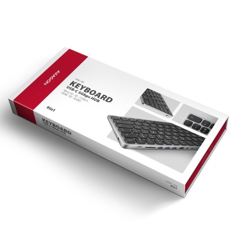 Axagon HMC-KB-US stacja dokująca Przewodowa USB 3.2 Gen 1 (3.1 Gen 1) Type-C Szary Axagon HMC-KB-US stacja dokująca Przewodowa USB 3.2 Gen 1 (3.1 Gen 1) Type-C Szary