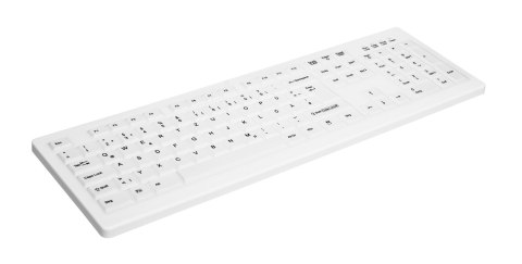 CHERRY AK-C8100F-U1-W/GE klawiatura Medyczna USB QWERTZ Niemiecki Biały CHERRY AK-C8100F-U1-W/GE klawiatura Medyczna USB QWERTZ Niemiecki Biały