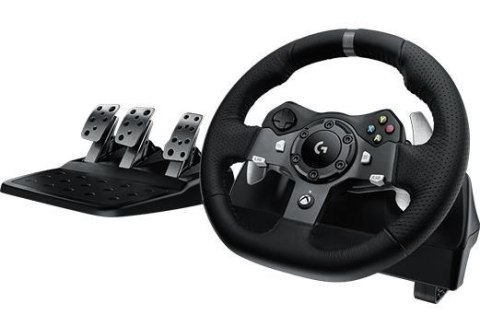 Logitech G G920 Driving Force Czarny USB 2.0 Kierownica + pedały Analogowa/Cyfrowa PC, Xbox One, Xbox Series S, Xbox Series X