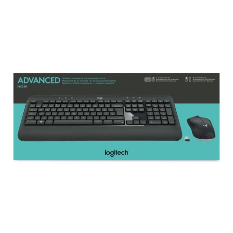 Zestaw klawiatura + mysz membranowa Logitech 920-008678 (USB 2.0; (BE); kolor czarny)