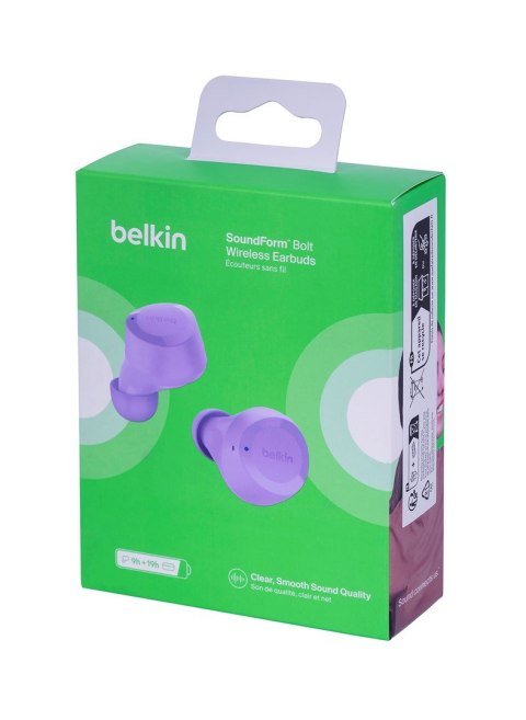 BELKIN EARBUDS SOUNDFORM BOLTTRUE WIRELESS-LAVENDER