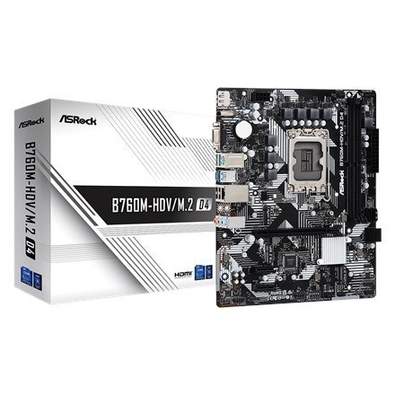 Asrock B760M-HDV/M.2 D4 Intel B760 LGA 1700 micro ATX