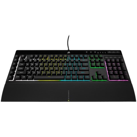 Corsair K55 RGB PRO klawiatura Gaming USB QWERTZ Niemiecki Czarny