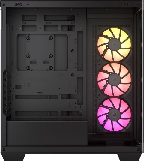 ICUE LINK 3500X RGB Tempered Glass Mid-Tower, Black