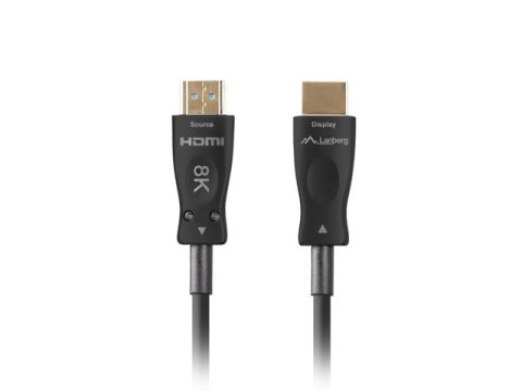 LANBERG KABEL HDMI LANBERG KABEL HDMI M/M V2.1 10M OPTYCZNY AOC CZARNY