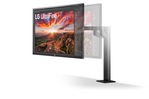 LG UltraFine Ergo LED display 68,6 cm (27") 3840 x 2160 px 4K Ultra HD Czarny