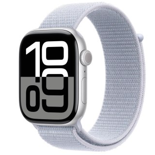 Smartwatch Apple Series 10 GPS 46mm srebrne błękitny obłok