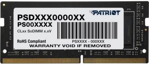 Patriot Memory Signature PSD432G32002S moduł pamięci 32 GB 1 x 32 GB DDR4 3200 Mhz Patriot Memory Signature PSD432G32002S moduł pamięci 32 GB 1 x 32 GB DDR4 3200 Mhz