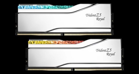 G.SKILL TRIDENT Z5 ROYAL RGB DDR5 2X16GB 7200MHZ CL34 XMP3 SILVER F5-7200J3445G16GX2-TR5S