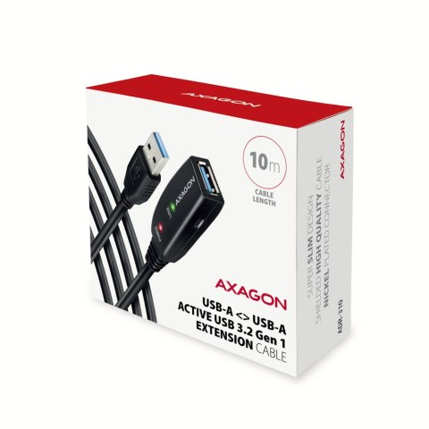 AXAGON ADR-310 Przedłużacz USB 3.2 Gen 1, aktywny - 10m