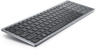 DELL KB740 klawiatura RF Wireless + Bluetooth QWERTY Angielski Szary, Czarny