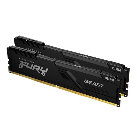 KINGSTON 16GB 2666MHz DDR4 CL16 DIMM (Kit of 2) FURY Beast Black KF426C16BBK2/16