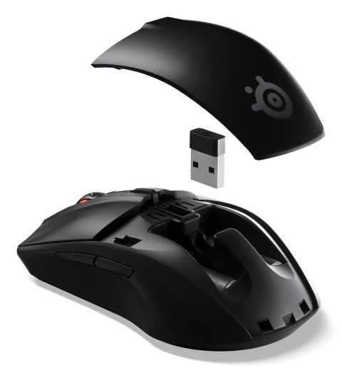 Seria SteelSeries | Mysz do gier | Rywal 3 bezprzewodowy | Optyczny | Mysz do gier | Czarny | Tak