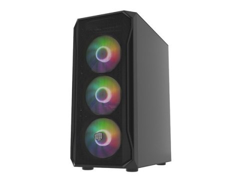 OBUDOWA FURY SHOBO SH4F RGB MIDI TOWER Z OKNEM CZARNA