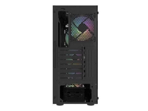 OBUDOWA FURY SHOBO SH4F RGB MIDI TOWER Z OKNEM CZARNA