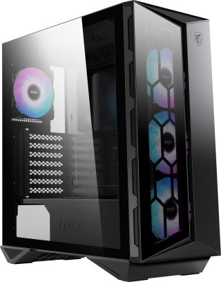 Obudowa komputerowa MSI MPG GUNGNIR 110R Mid Tower Gaming Computer Case Black, USB 3.2 Gen2 Type C, 4x 120mm ARGB Fan, Mystic Li